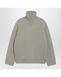 TOTEME - Sage Oversized Lambswool Turtleneck Sweater - Lyst