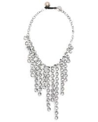 Maria Calderara - Diamond Crystal Long Necklace - Lyst