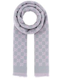 Gucci - Gg Logo Scarf - Lyst