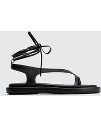 Poeve - Leather Flip-Flop Sandal - Lyst