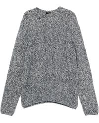 Herno - Cable-Knit Melange Sweater - Lyst