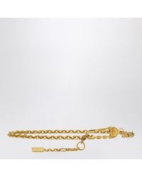 Versace - Safety Pin Chain Belt - Lyst