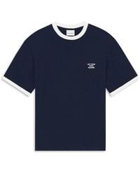 Drole de Monsieur - Contrasted Slogan T-Shirt - Lyst
