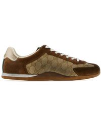 Gucci - Leather Upper And Rubber Sole Sneaker - Lyst