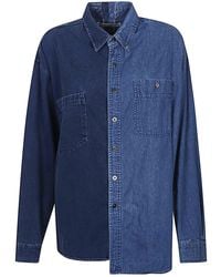 E.L.V. Denim - Denim Cotton Shirt - Lyst