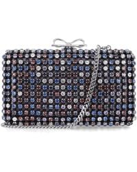 Self-Portrait - Multi Crystal Chainmail Clutch - Lyst