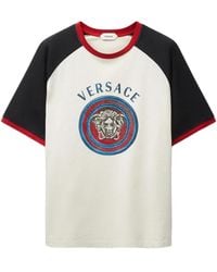 Versace - Regular-Fit Cotton Jersey T-Shirt With Print - Lyst