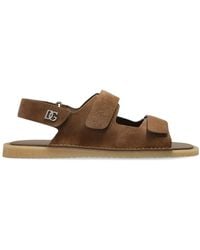 Dolce & Gabbana - Luxury Suede Sandal For - Lyst