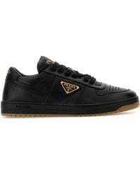 Prada - Nappa Leather Downtown Sneakers - Lyst
