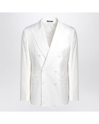 Dolce & Gabbana - Single-Breasted Cotton Jacket - Lyst