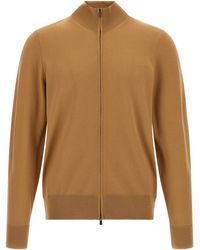 BOSS - Shaved Knit Cardigan - Lyst