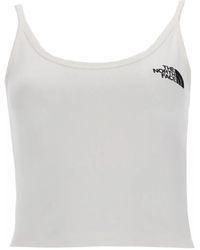 The North Face - Logo Scoop Neck Top - Lyst