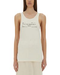 Maison Margiela - Viscose Cotton Tops - Lyst