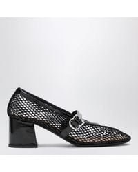 Alaïa - Alaia Mesh Mary Jane 55 Pumps - Lyst