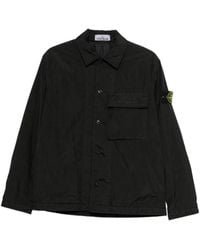 Stone Island - Minimalist Technical Jacket With Flap Pocket And Iconic Patch - Lyst