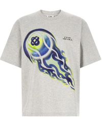 CASABLANCA - Organic Cotton T-Shirt - Lyst