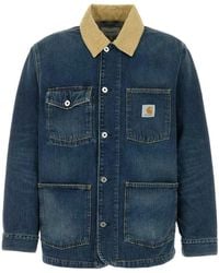 Carhartt - Warren Chore Coat 'Camano' Denim - Lyst