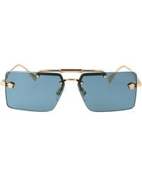 Versace - Metal Sunglasses - Lyst