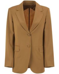 Max Mara - Maxmara Studio Mstassenzi – Pure Virgin Wool Single-Breasted Blazer - Lyst