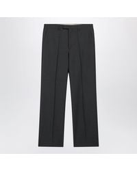 Valentino - Wool And Mohair Tailored Pants - Lyst