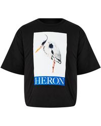 Heron Preston - Heron Bird Painted Logo Padded T-Shirt - Lyst