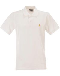 Carhartt - Short-Sleeved Piqué Polo Shirt - Lyst