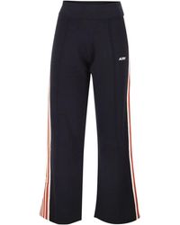 Autry - Viscose Track Trousers With Side Stripes - Lyst