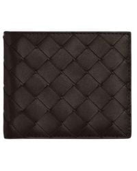 Bottega Veneta - Portafoglio Bifold Con Motivo Intrecciato - Lyst