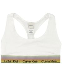 Calvin Klein - Logo Band Bralette - Lyst