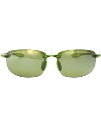 Maui Jim - Shiny Transparent Light Nylon Sunglasses - Lyst