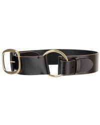 Chloé - Anita Leather Belt With Ring - Lyst