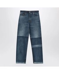 Gucci - Two-Tone Wide-Leg Jeans With Stone-Washed Treatment - Lyst