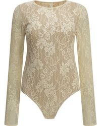 Zimmermann - Lace Bodysuit - Lyst
