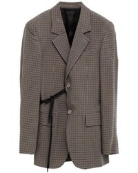Balenciaga - Wrap Tailored Jacket - Lyst