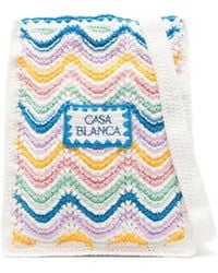 CASABLANCA - Mini Gradient Wave Crochet Crossbody Bag - Lyst