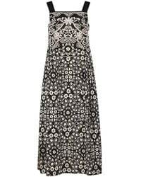 Weekend by Maxmara - Weekend Maxmara Wkimoli – Printed Cotton Long Dress - Lyst