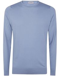 John Smedley - Hatfield Long Sleeves Crewneck Pullover - Lyst