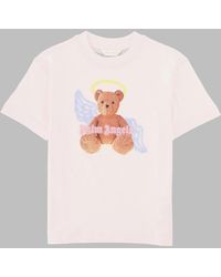 Palm Angels - Neck Logo Brushed Reg Tee S/S Girl - Lyst