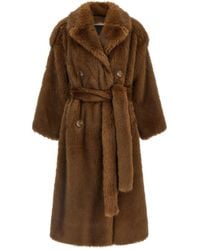 BB COUTURE - B&B Couture 'Farrah' Eco-Fur Coat - Lyst