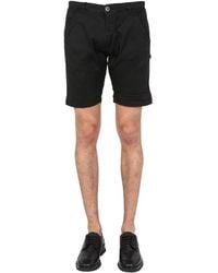 Alpha Industries - Bermuda With Logo - Lyst