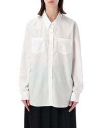 Dries Van Noten - Loose Cotton Poplin Shirt - Lyst