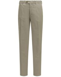 Brunello Cucinelli - Tailored Cotton Velvet Pants - Lyst
