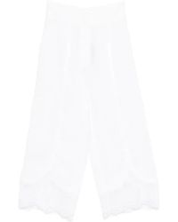 Twinset - Twinset Lace Trousers - Lyst