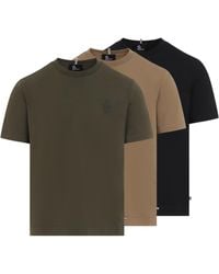 Moncler - Open Miscellaneous S/S 3 Pack T-Shirt - Lyst