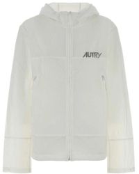 Autry - White Nylon Windbreaker - Lyst