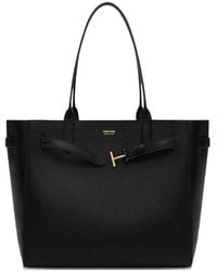 Tom Ford - Audrey Medium Leather Tote - Lyst