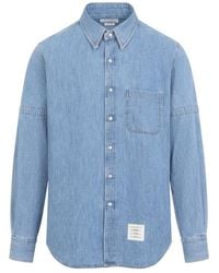 Thom Browne - Light Straight Fit L/S Shirt - Lyst