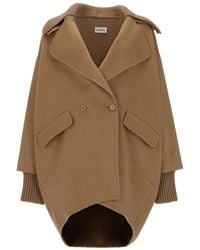 P.A.R.O.S.H. - P. A.R. O.S. H. Oversized Wool Cape Coat - Lyst