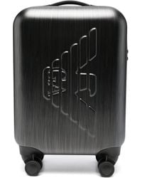 Emporio Armani - Gunmetal Abs Trolley - Lyst