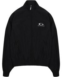 Balenciaga - Balenciaga Cotton Blend Track Jacket - Lyst